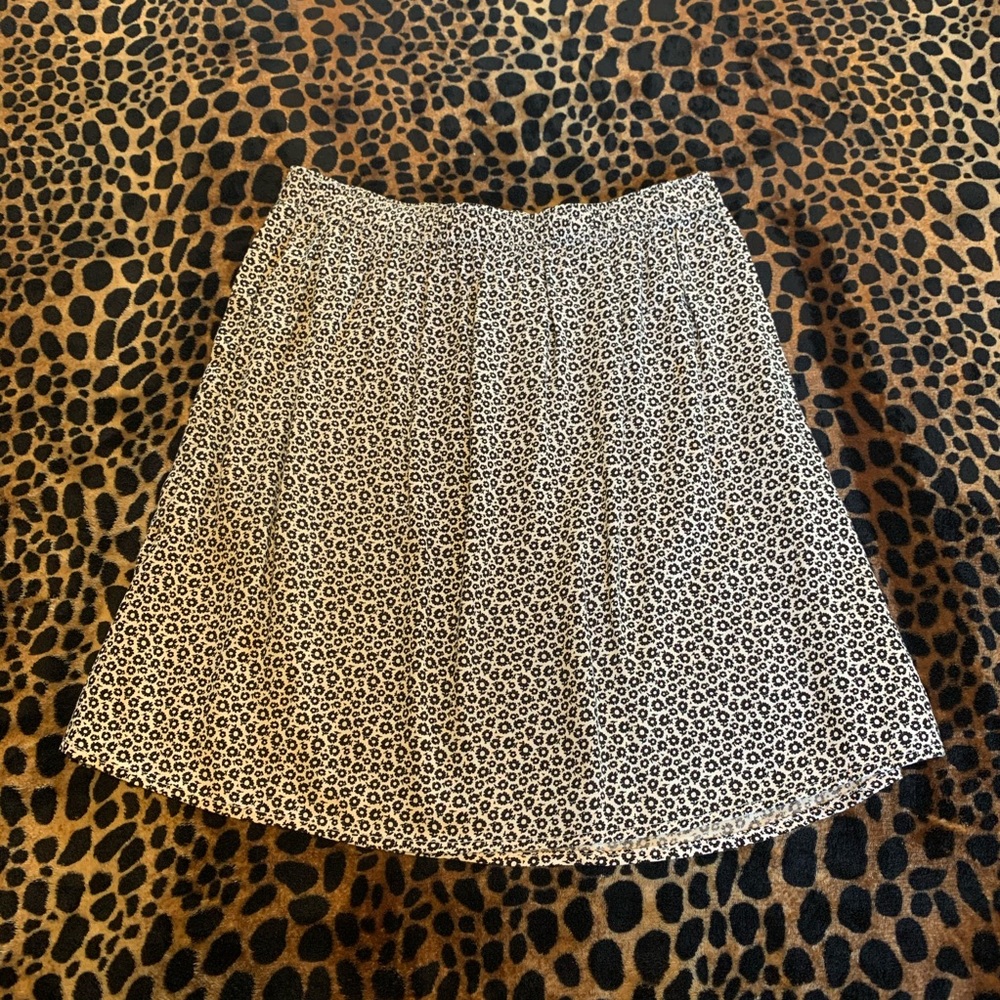 Divided h&m floral mini skirt